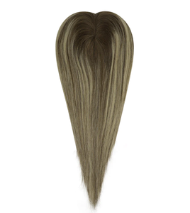 2024 nouveau Design soie base de cheveux humains topper cheveux topper cheveux humains juif humain topper - Product Image 1