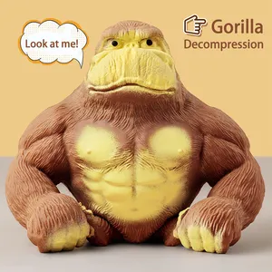 Stress Relief Toy Extrusion Gorilla Mr. Wang Monkey Toy Kids Stretch Easy To Buy Large Squishy Decompression Toy Wholesale