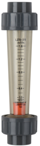 Top measuring float flowmeter transparent plastic material flowmeter - Product Image 3