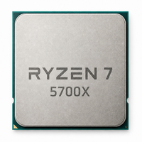 Processeur de bureau 5700X 8 cœurs 16 threads, 3,4 GHz de base / 4,6 GHz de surfréquence maximale, 65 W TDP, socket AM4
