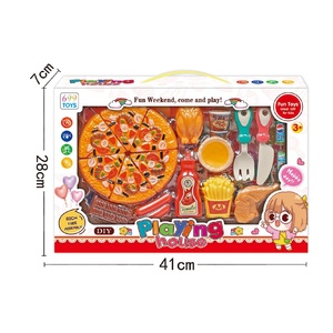 Trí Tưởng Tượng Trẻ Em Của Nhà Bếp & Thực Phẩm Đặt Đồ Chơi Nấu Ăn Cắt Bánh & Bánh <span class=keywords><strong>Pizza</strong></span> Đồ Chơi Cho Trẻ Em Đồ Chơi - Product Image 4