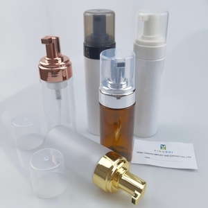 Vente flash : flacon pompe en plastique PET givré de 30 ml, 50 ml, 90 ml, flacon pour nettoyant visage, savon moussant - Product Image 1