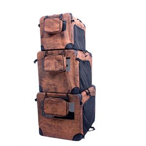 Hot Selling <b>Folding</b> Soft Pet <b>Crate</b> Anti Scratch Mesh Breathable Oxford Dog Cage with Zipper Closure - Product Image 4