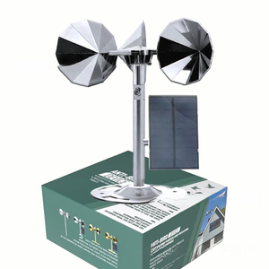 Ready to Ship Aluminum Alloy Wind Driven Reflective Crow <strong>Bird</strong> Repeller with Solar Panel for Fish Farm Pond - Product Image 3