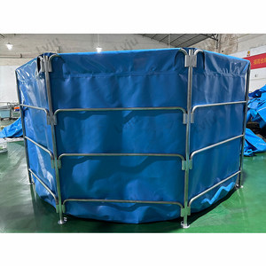 Thiết Bị Nuôi Trồng Thủy Sản Lvju Pvc Canvas Bể Cá Nuôi Trồng Vòng Có Thể Gập Lại PVC Tarpaulin Bể Nuôi Trồng Thủy Sản Ao Cá - Product Image 6