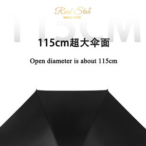 <span class=keywords><strong>RST</strong></span> tamaño grande 27 pulgadas 8 costillas negro fibra de vidrio a prueba de viento <span class=keywords><strong>Golf</strong></span> barato logotipo paraguas para hombre - Product Image 3