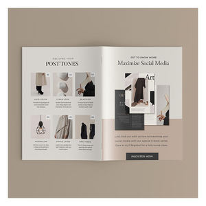 Custom A3-A6 Posters Brochures and Folding <strong>Flyers</strong> <strong>Printing</strong> <strong>Restaurant</strong> Menu Book-Type Paper Product Custom Services Available - Product Image 4