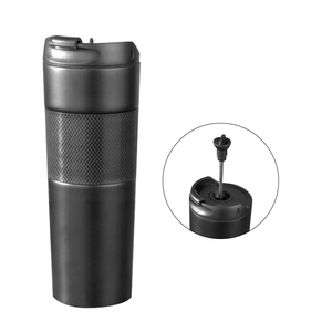 <span class=keywords><strong>Mug</strong></span> de voyage <span class=keywords><strong>isotherme</strong></span> à double paroi pour café, <span class=keywords><strong>avec</strong></span> presse à café intégrée, 12 oz, idéal pour les déplacements, la voiture et le bureau. - Product Image 1