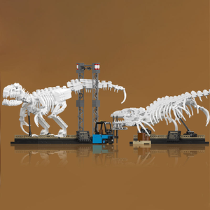 ตัวต่อ Mould <span class=keywords><strong>King</strong></span> 29005 1418 ชิ้น ชุดจูราสสิคเวิลด์ ฟอสซิลไดโนเสาร์เวโลซีแรปเตอร์สีดำ ของเล่นเสริมพัฒนาการ ของขวัญเทศกาล - Product Image 4