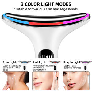 Masajeador Facial y de Cuello Antienvejecimiento, Dispositivo de Belleza Reafirmante Facial para Eliminar Arrugas y Cuidar la Piel - Product Image 4
