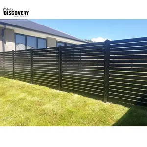 Fornitori della cina recinzione esterna in alluminio a basso prezzo casa recinzioni giardino design personalizzato in metallo stecche scherma
