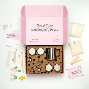 Kit per Principianti per la Creazione di <span class=keywords><strong>Candele</strong></span> + Forniture Extra |   Crea le Tue 8 <span class=keywords><strong>Candele</strong></span> <span class=keywords><strong>Profumate</strong></span> alla Soia - Product Image 1
