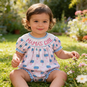 Tutina Corta a Bolle di Alta Qualità con Fiocchi Rosa e Volant Ricamati a Mano Yihui, Stile Bishop, Body per Neonati, Abbigliamento Comodo per Bambini - Product Image 6