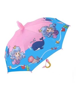 <span class=keywords><strong>DIMANCHE</strong></span> Petit Parapluie Droit en PVC pour Enfant Nouveau Design Dessin Animé Girlx et Garçons avec Couvercle en Plastique Anti-Goutte pour Enfants - Product Image 5