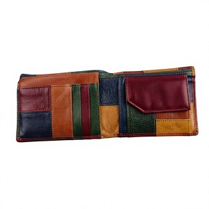 Cartera de Cuero Genuino con Bordado de Letras y Estrellas, Diseño Moderno con Cierre Abierto, Impermeable, para Hombre, en Varios Tamaños - Product Image 4