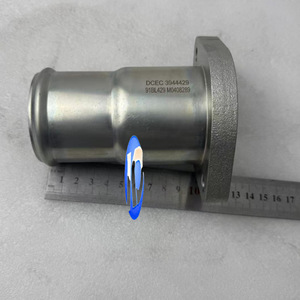 ท่อส่งน้ำหล่อเย็น Dcec 3944429 สำหรับเครื่องยนต์ Dongfeng Cummins Isle 6ct พร้อมตัวเรือนเทอร์โมสตัท - Product Image 1