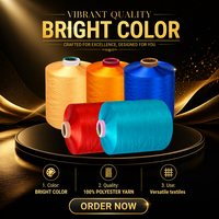 Fil texturé 100 % polyester DTY Hilados de Poliéster DTY 300D/96F et 150D/96F TBR – Filaments de polyester teints en masse