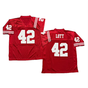 Maglia da Calcio Vintage da Uomo con Cuciture Stile Retrò Steve Young Joe Montana Deion Sanders <span class=keywords><strong>Ricky</strong></span> Watters Roger Craig Spedizione Veloce - Product Image 2