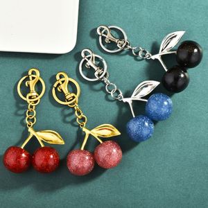 Llavero de Cereza para Bolso, Colgante para Cartera, Llaveros Bonitos para Mujer - Llaveros de Coche, Bolsos de Cuero, Entusiastas de la Moda, Llavero de Cereza - Product Image 2