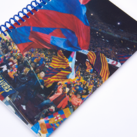 Lentikuläres Spiralnotizbuch A5 mit individuellem 3D-Wechselcover für Schule, Büro, Geschäftsförderung, Geschenk für Studenten