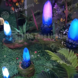 Lámpara Decorativa LED Luminosa Tipo Estalactita en Blanco, Azul Hielo y Morado con PVC, Tela de Nailon y Resina Epoxi para Decoración - Product Image 4