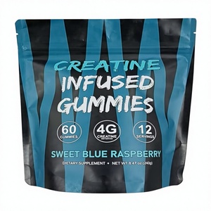 Gummies de créatine très demandées pour le soutien de la force musculaire et la santé, sans ingrédients artificiels, bonbons gélifiés à doser - Product Image 3