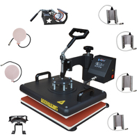 Presse à Chaud Combinée Yinghe 8-en-1 pour Tasses, Assiettes et T-shirts – Machine d'Impression par Sublimation