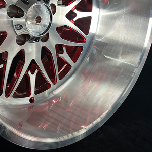 118BAGZ Nuove Ruote in Lega di Alluminio Forgiato per Camion 17-26 Pollici 20mm/25mm ET Cinque Razze Rosse Universali per F150 Raptor - Product Image 6