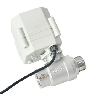 Vanne à boisseau sphérique Wi-Fi Tonhe DN15 en acier inoxydable, vanne électrique filetée pour eau et air - Product Image 5