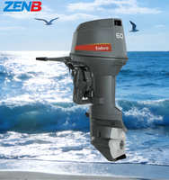 Moteur hors-bord essence 60 CV 2 temps et 4 temps certifié CE pour bateau de pêche