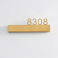 Numéros de porte lumineux 3D modernes en acrylique de haute qualité, numéros de maison, numéros d'adresse, numéros de chambre d'hôtel, enseignes lumineuses LED