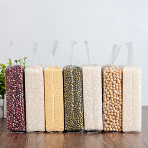 <span class=keywords><strong>Sac</strong></span> de compression sous vide <span class=keywords><strong>allongé</strong></span> et épaissi en PAPE et nylon transparent pour aliments pour bébés, aliments en conserve, céréales de riz, grand format - Product Image 1