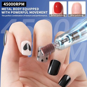 Low Noise Professional Nail <b>Drill</b> 45000RPM Electric Nail File Machine for Salon Tools - Product Image 5