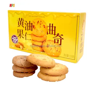 Sıcak satış amerikan aperatifler Premium tatlı bisküvi tereyağlı kurabiyeler üreticileri Pluten ücretsiz ürünler