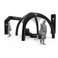 Tente dôme gonflable personnalisée avec logo, imperméable et durable, pour événements, expositions, sport, publicité extérieure, gazebo pour rallye automobile