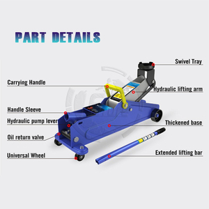 رافعات سيارات محمولة منخفضة للغاية 3 طن أفقي من من من من من من - Product Image 5