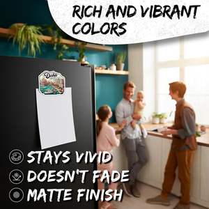 מגנטי דוחה קטאר 4 אינץ', זוג, מזכרת מטיילים מהמזרח התיכון, ויניל חזק, מזכרת מסין לקישוט מקרר/מטבח/משרד - Product Image 4