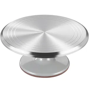 Aluminium Draaitafel Groothandel Cake Draaitafel Roterende Cake Dessert Stand Voor Het Decoreren Van Cake