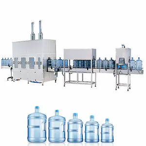 Jiangmen high output mineral water filling machine automatic bottle washing, filling and capping machine production line