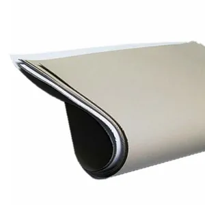 Gramaje personalizado de pulpa reciclada hecha de cartón dúplex trasero gris blanco para papel de embalaje