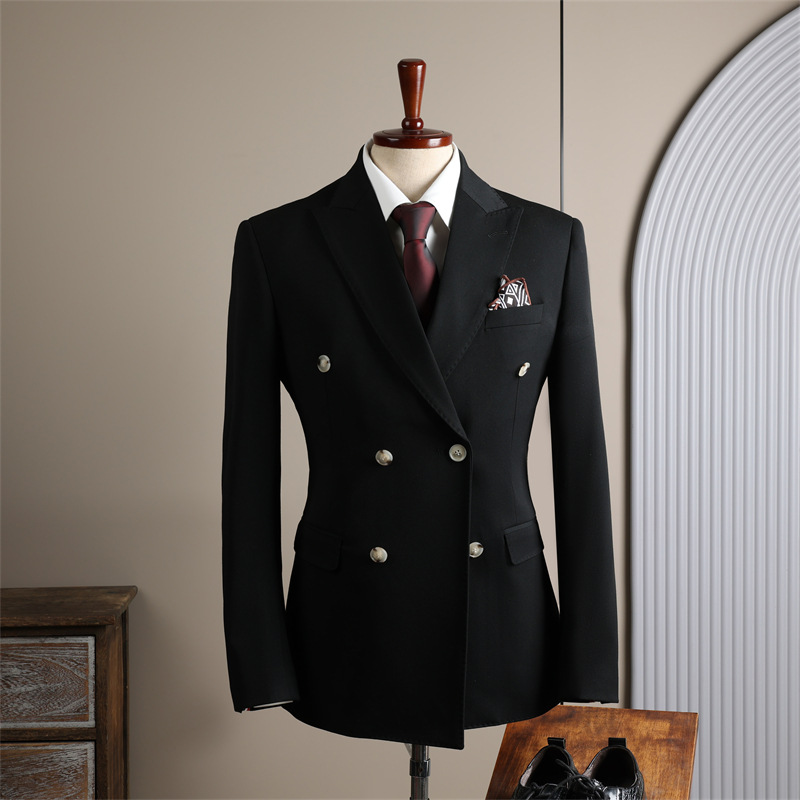 Black double row (single suit)
