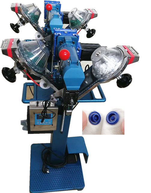Children Wear Electric Cap Snap Button Hole Sewing Punching Machine for Making Eyelets of Snap Press Fastening Attaching Machine