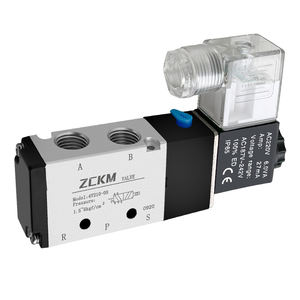 Yüksek kaliteli hava <span class=keywords><strong>Pilot</strong></span> kontrol 4V210 pnömatik aktüatör vanası 2/5 yollu hava kompresörü Solenoid vana - Product Image 1