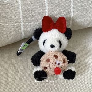 Vente en gros en ligne, stock disponible, porte-clés en peluche panda 3D pour souvenirs touristiques, cadeau pour enfants et pendentif de sac - Product Image 5