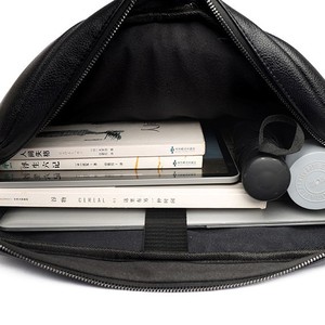 Maletín de Cuero Suave de Gran Capacidad, Impermeable, para Portátil de 14 Pulgadas, para Hombre, para Viajes de Negocios, con Múltiples Compartimentos - Product Image 6