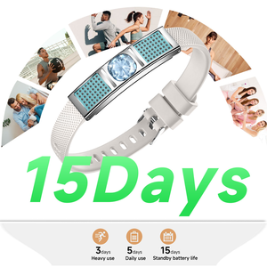 Bracelet intelligent SENBONO L18 avec suivi du sommeil, gestion du <span class=keywords><strong>cycle</strong></span> <span class=keywords><strong>menstruel</strong></span> féminin, mode sport, 3ATM, compatible Android et iOS - Product Image 5