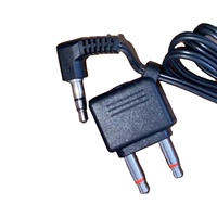 Harga Murah Headset Sekali Pakai 3.5Mm untuk Pesawat, Earphone Berkabel di Dalam Telinga, Earphone Stereo Musik untuk Penerbangan, Grosir