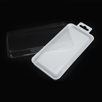 Logo personnalisé de haute qualité couverture transparente PVC téléphone portable étui pour téléphone portable boîte d'emballage emballage blister transparent