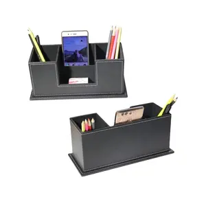LG8090 Support de télécommande, organisateur de bureau rotatif, table de chevet Caddy pour télécommandes TV/tablettes/téléphones/lunettes/livres/P