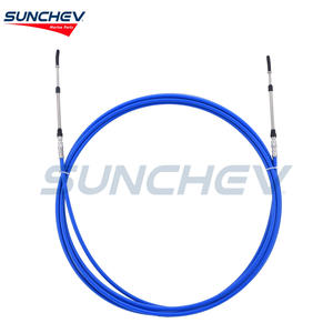 Câble de commande d'accélérateur de <span class=keywords><strong>bateau</strong></span> 22 pieds (bleu) pour <span class=keywords><strong>moteur</strong></span> hors-<span class=keywords><strong>bord</strong></span> universel de <span class=keywords><strong>bateau</strong></span> - Product Image 5